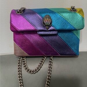 Kurt Geiger Kensington Multicolor Rainbow Shoulder Bag